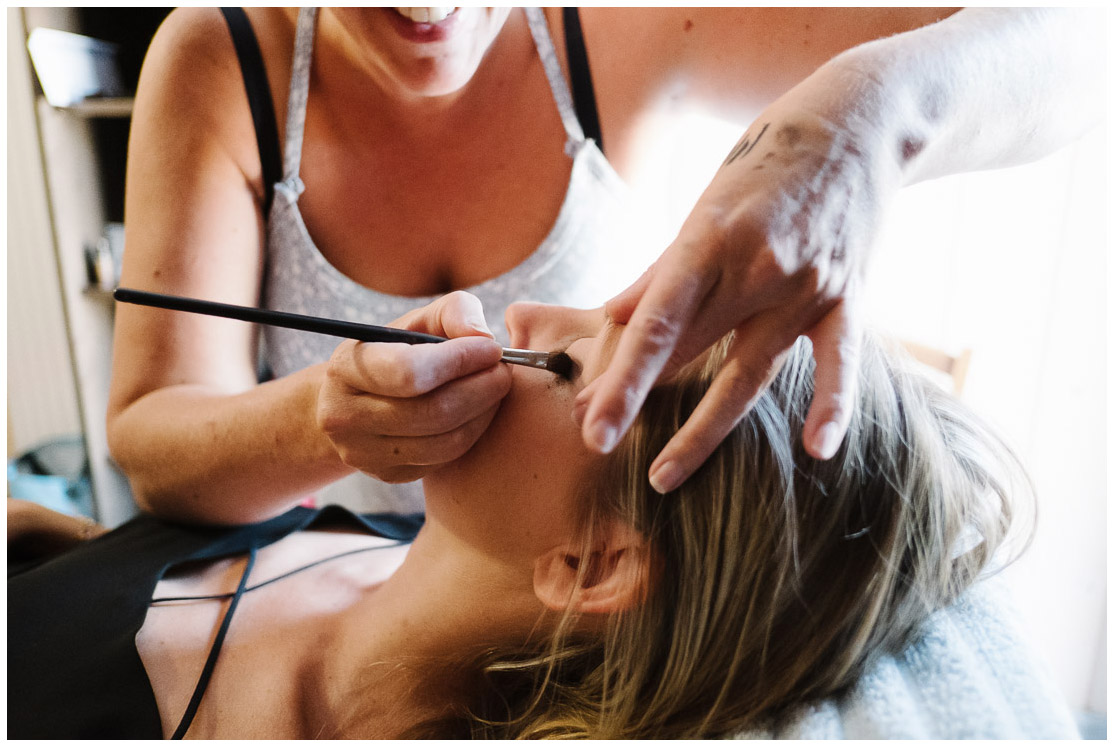 1 – maquillage de la mariée