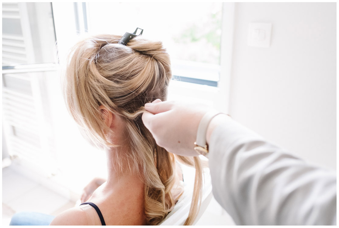 2 – coiffure de la mariée