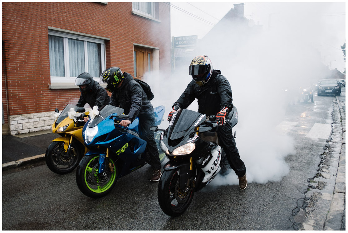 22 – trio burnout motos