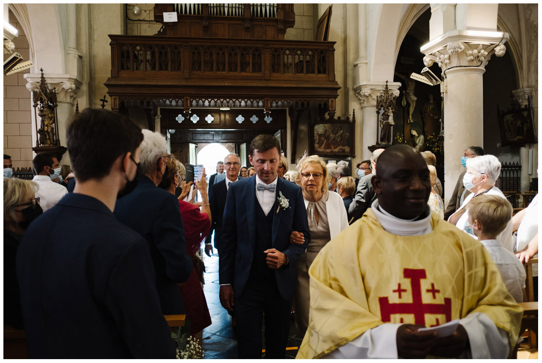 30 – arrivée marié église