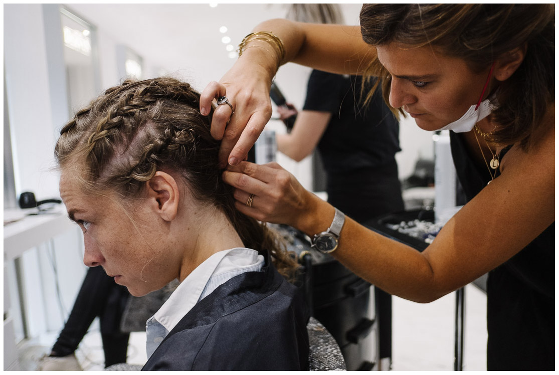 4 – la mariée et sa coiffure