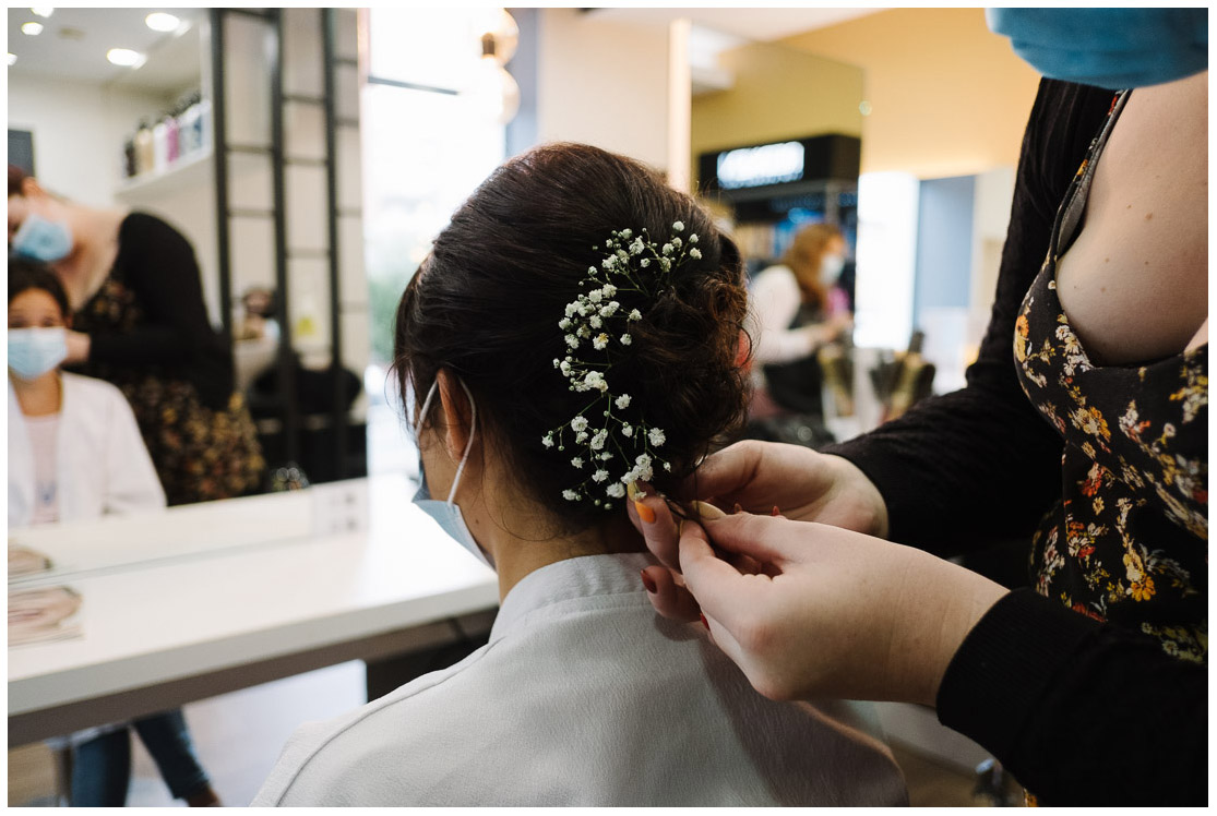 5 – mariée chez le coiffeur