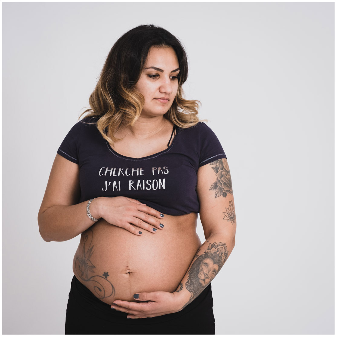 5 – photo de grossesse en studio