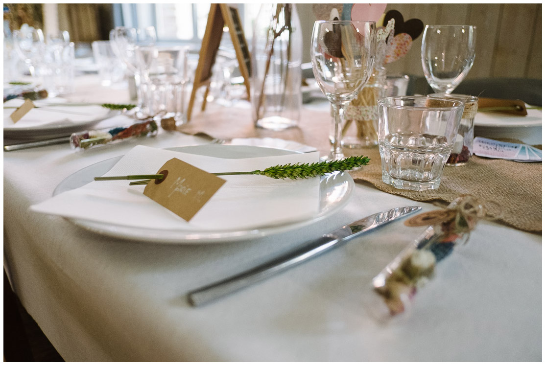 6 – décoration de table mariage