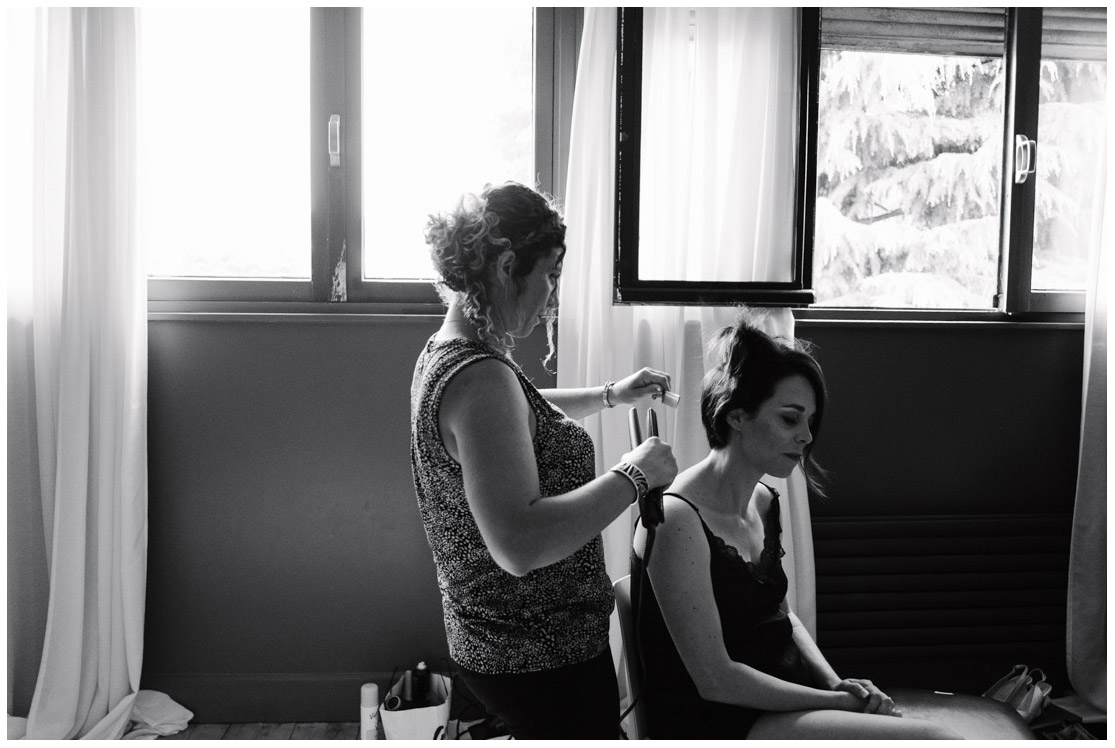 7 – coiffure de la mariée
