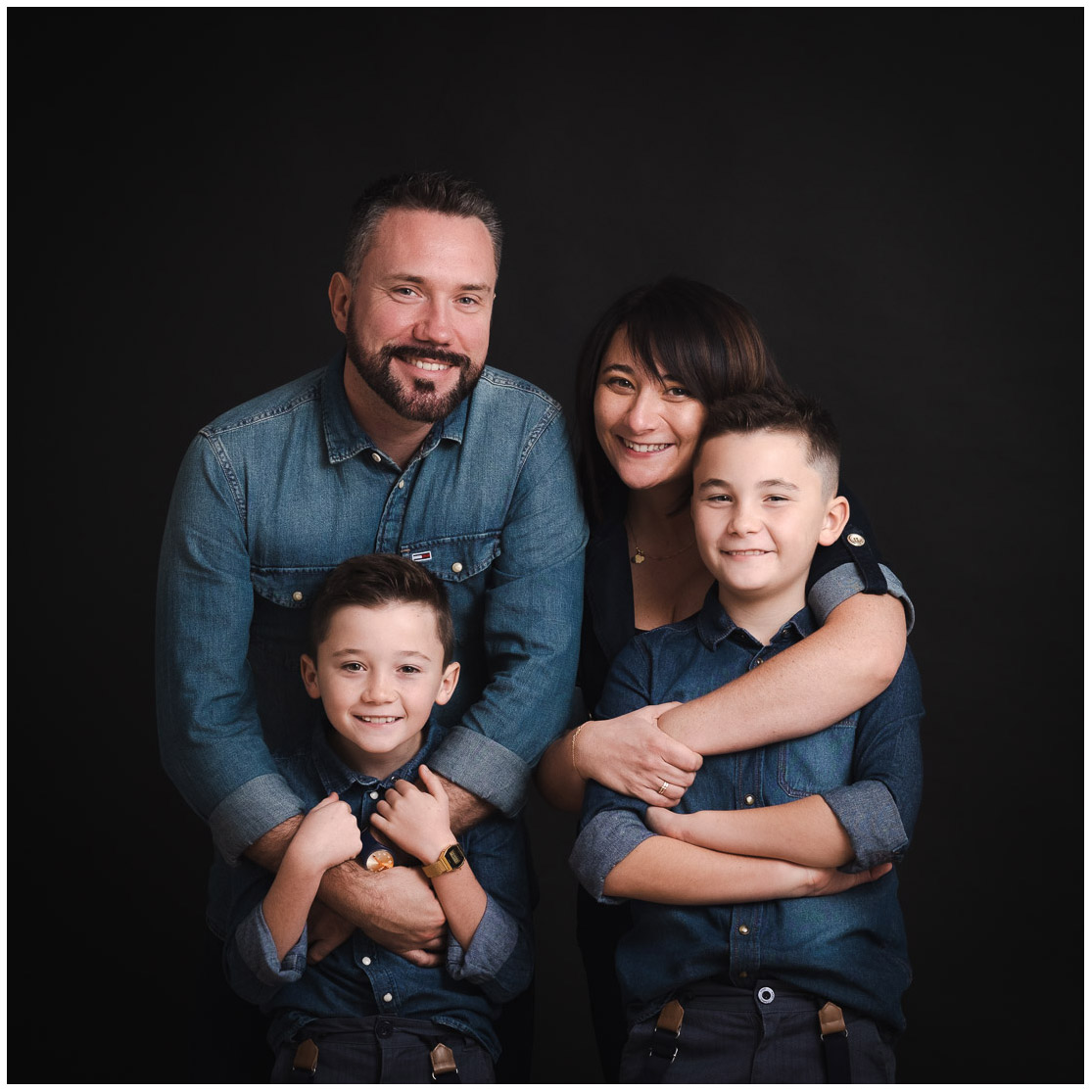 7 – portrait de famille en studio