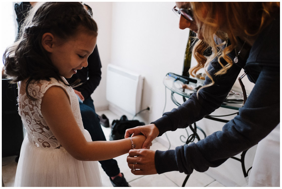 8 – bracelet petite fille d&rsquo;honneur