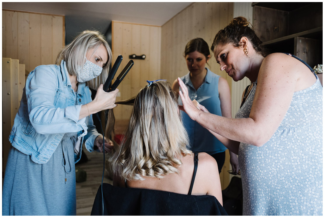 9 – coiffure de la mariée