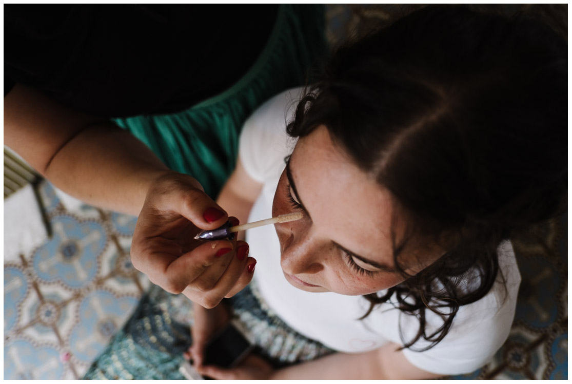 9 – maquillage de la mariée