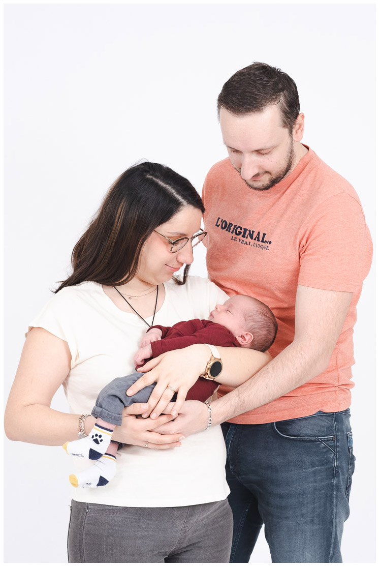 Séance photo bébé en famille près de Lille