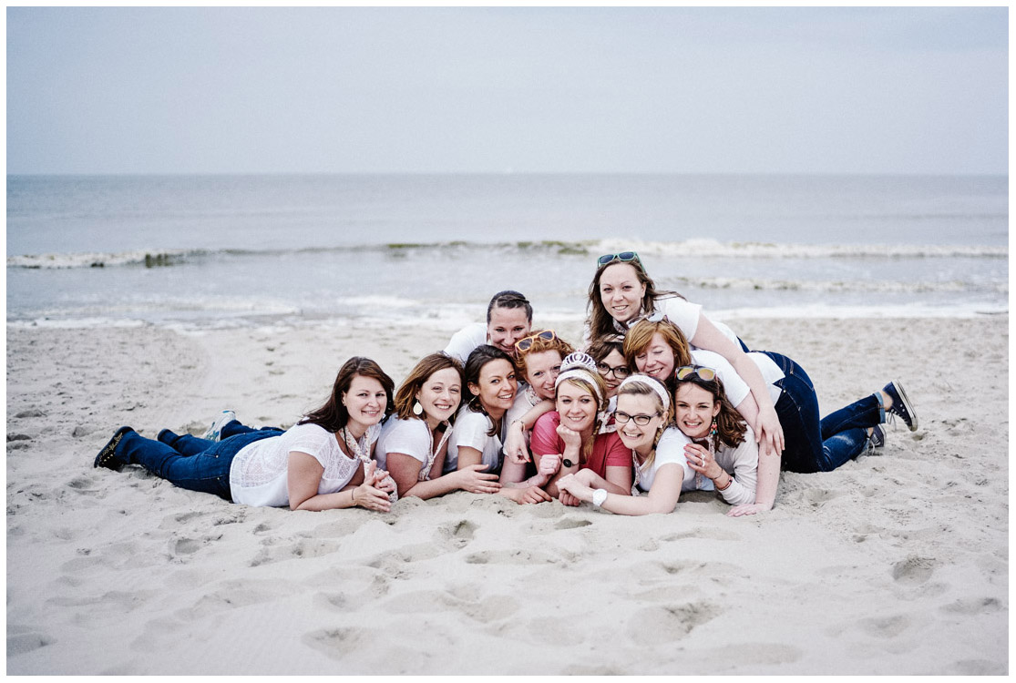 EVJF sur la plage du touquet