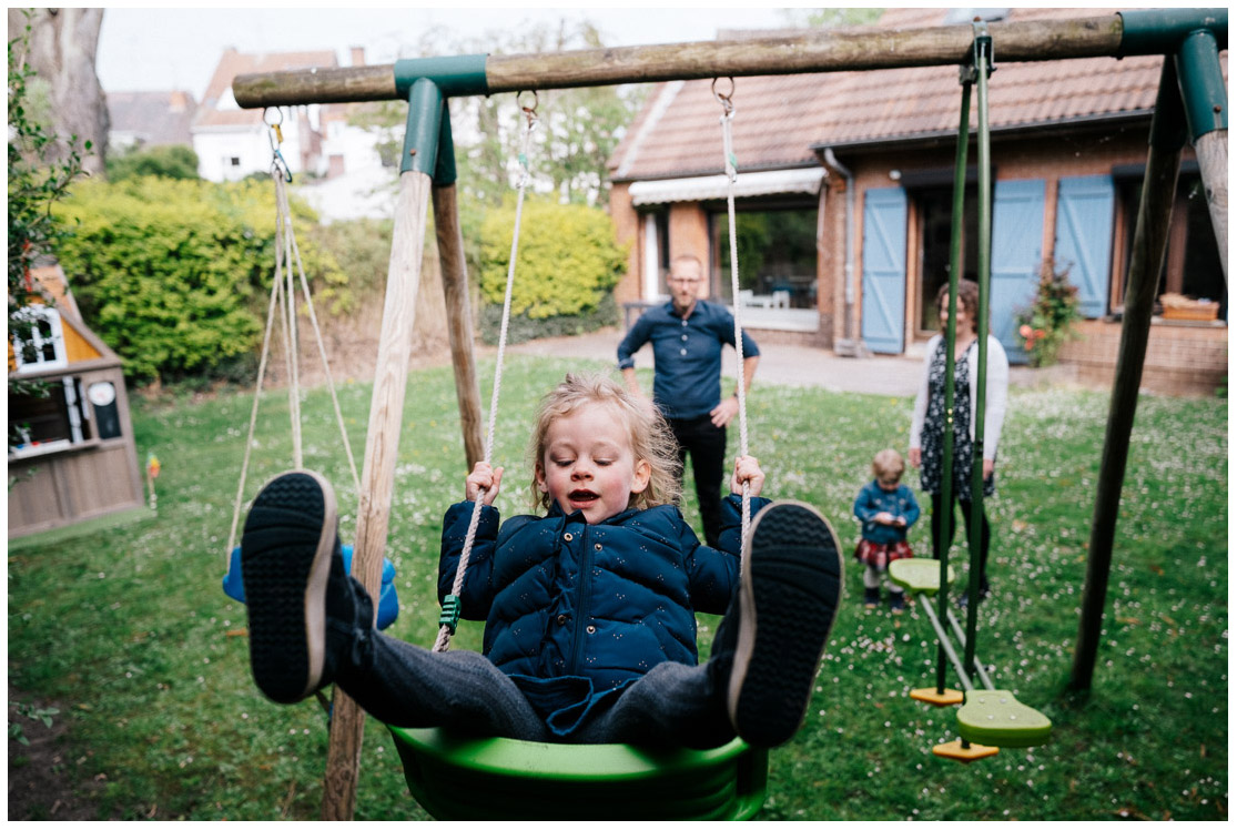 Séance photos famille à domicile sur Croix