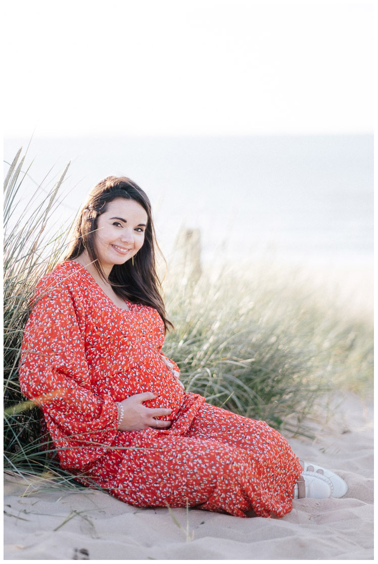 Shooting Grossesse à Blériot Plage