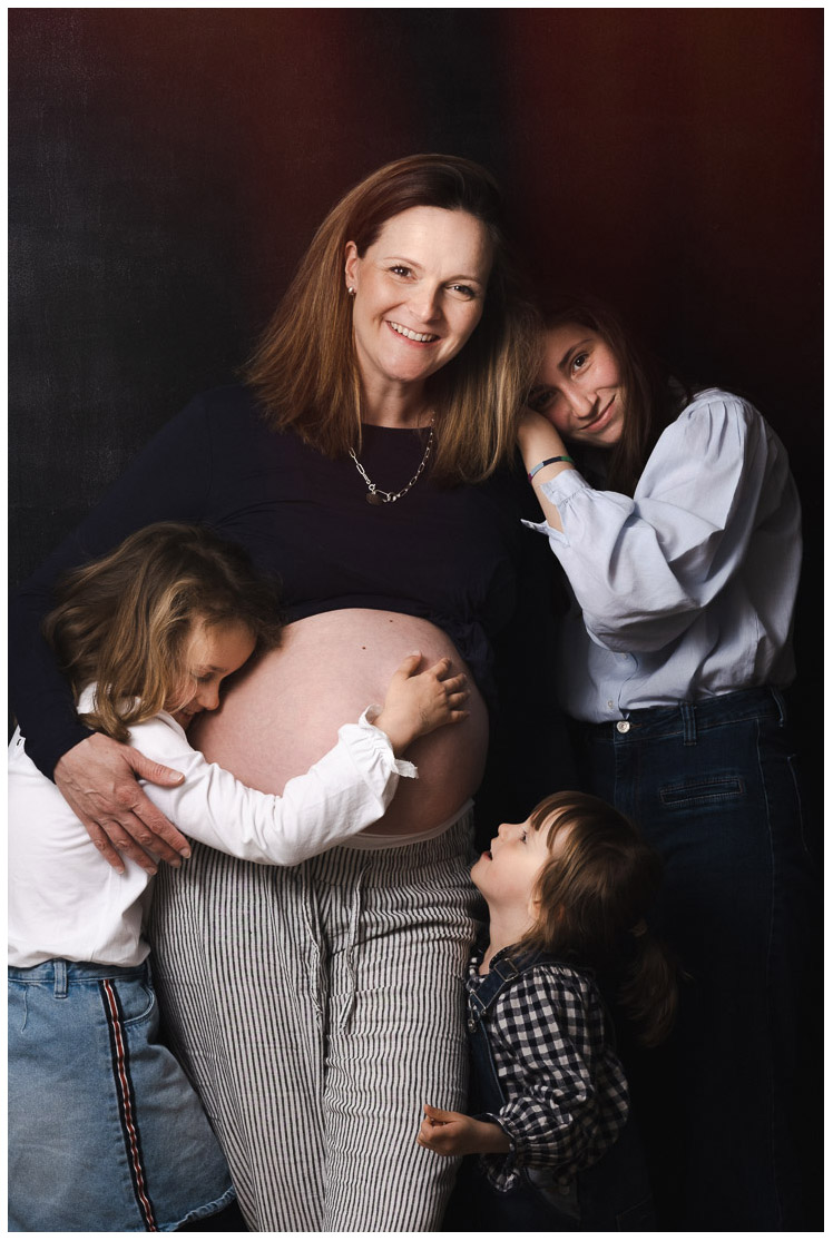 Séance photo grossesse en famille au studio près d&rsquo;Orchies