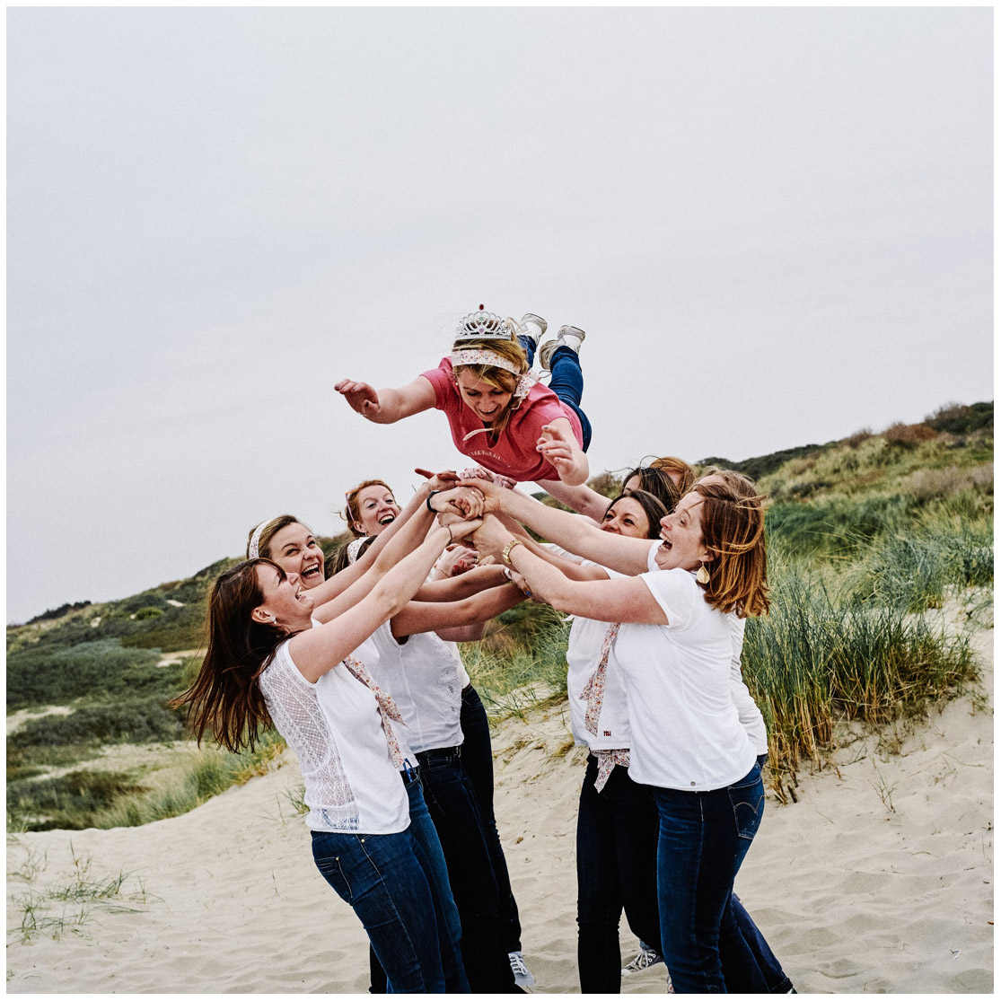 Portrait EVJF sur la plage